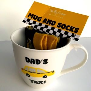 Dad’s Taxi Mug And Socks By Milly Green ☕️🚖